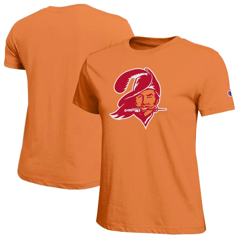 Tampa Bay Buccaneers Champion Women's Logo T-Shirt Orange - NFL