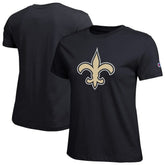 New Orleans Saints Champion Women's Logo T-Shirt Black - NFL