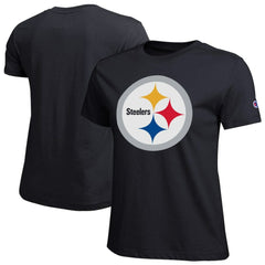 Pittsburgh Steelers Champion Women's Logo T-Shirt Black - NFL