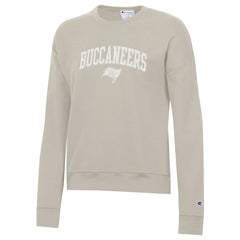 Tampa Bay Buccaneers Champion Women's Powerblend Cocoa Butter Fleece Sweatshirt Light Brown - NFL