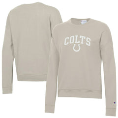 Indianapolis Colts Champion Women's Powerblend Cocoa Butter Fleece Sweatshirt Light Brown - NFL