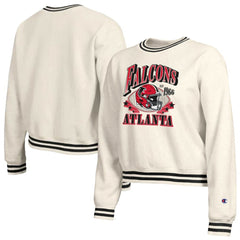 Atlanta Falcons Champion Women's Reverse Weave Fleece Sweatshirt Cream - NFL