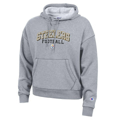 Pittsburgh Steelers Champion Women's Triumph Tri-Blend Hoodie Gray - NFL