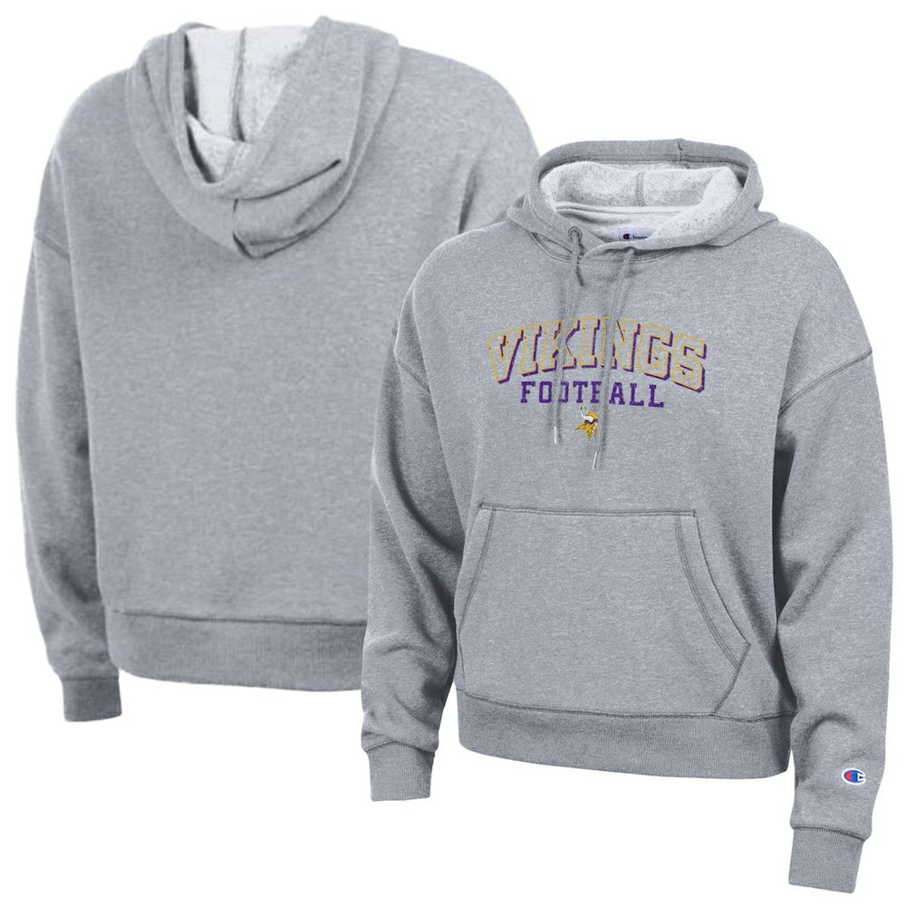 Minnesota Vikings Champion Women's Triumph Tri-Blend Hoodie Gray - NFL