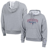 New England Patriots Champion Women's Triumph Tri-Blend Hoodie Gray - NFL