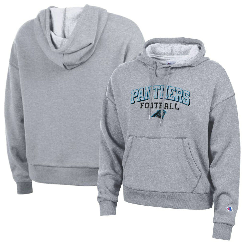 Carolina Panthers Champion Women's Triumph Tri-Blend Hoodie Gray - NFL