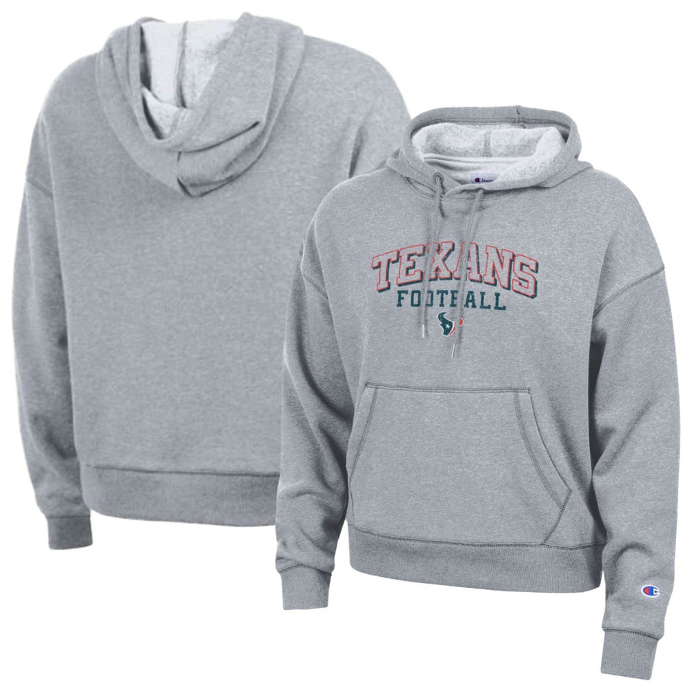 Houston Texans Champion Women's Triumph Tri-Blend Hoodie Gray - NFL
