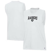 Las Vegas Raiders Champion Women's Muscle Tank Top White - NFL