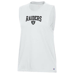 Las Vegas Raiders Champion Women's Muscle Tank Top White - NFL