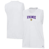Minnesota Vikings Champion Women's Muscle Tank Top White - NFL