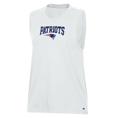 New England Patriots Champion Women's Muscle Tank Top White - NFL