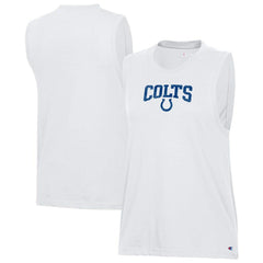 Indianapolis Colts Champion Women's Muscle Tank Top White - NFL