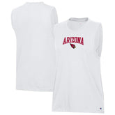 Arizona Cardinals Champion Women's Muscle Tank Top White - NFL