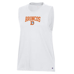 Denver Broncos Champion Women's Muscle Tank Top White - NFL
