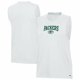 Green Bay Packers Champion Women's Muscle Tank Top White - NFL