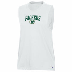 Green Bay Packers Champion Women's Muscle Tank Top White - NFL