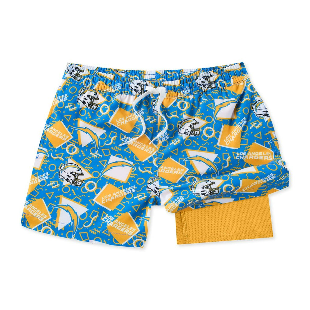 Los Angeles Chargers Chubbies Game Day Fit Classic Lined Swim Trunks Blue - NFL