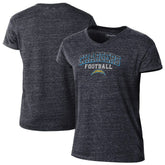 Los Angeles Chargers Champion Women's Triumph Tri-Blend V-Neck T-Shirt Black - NFL