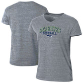 Seattle Seahawks Champion Women's Triumph Tri-Blend V-Neck T-Shirt Gray - NFL