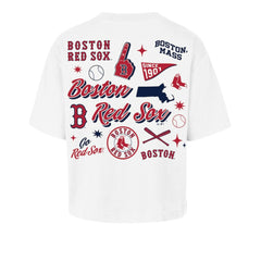 Boston Red Sox '47 Women's Collage Script Reed City T-Shirt Lifestyle