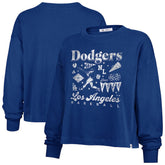 Los Angeles Dodgers '47 Women's Team Collage Sydney Long Sleeve T-Shirt Lifestyle