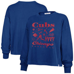 Chicago Cubs '47 Women's Team Collage Sydney Long Sleeve T-Shirt discount