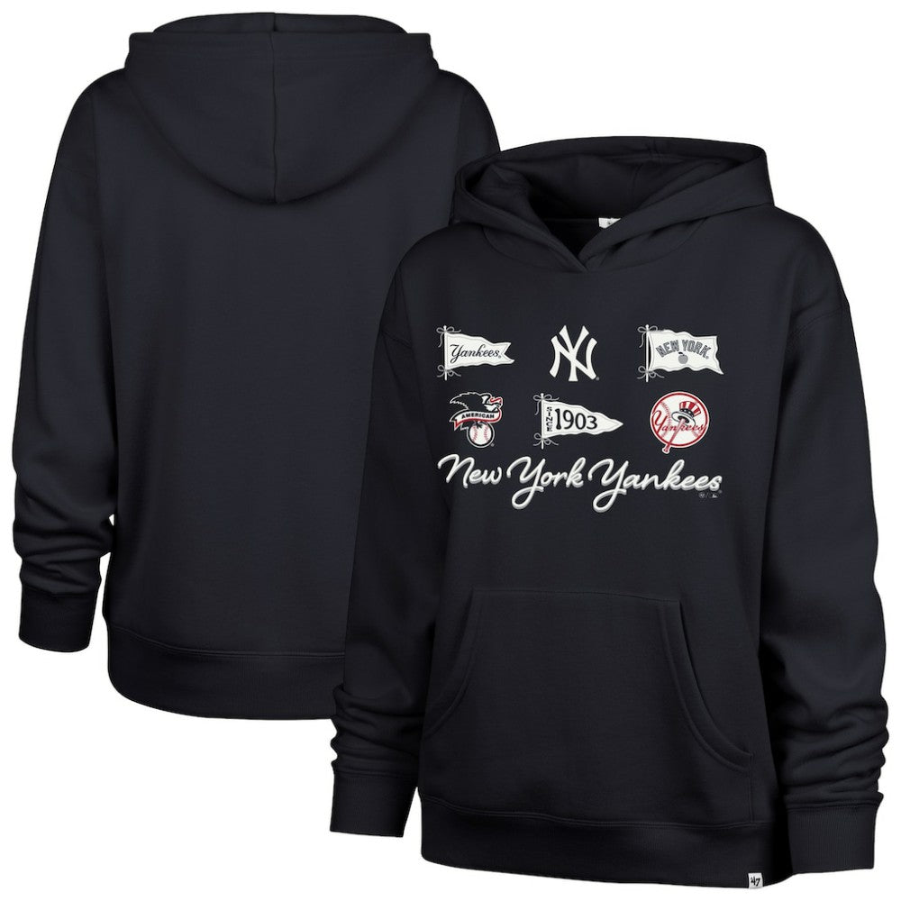 New York Yankees '47 Women's Bow & Banners Naomi Hoodie for sale