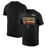 NBA - New York Knicks Jordan Brand 2025 NBA Cup Champions Locker Room T-Shirt - Black