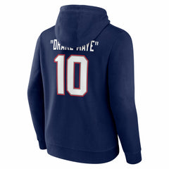 Drake Maye New England Patriots Nickname Hoodie Navy - NFL