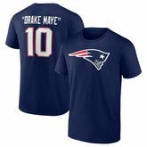 Drake Maye New England Patriots Nickname T-Shirt Navy - NFL
