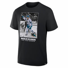 Macklin Celebrini San Jose Sharks - NHL Moments Legacy T-Shirt Black