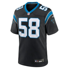 Thomas Davis Sr. Carolina Panthers Team Retired Game Jersey Black - Nike