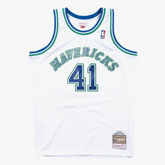 Mitchell & Ness - Dirk Nowitzki Dallas Mavericks 1998-99 Hardwood Classics Swingman Jersey - White