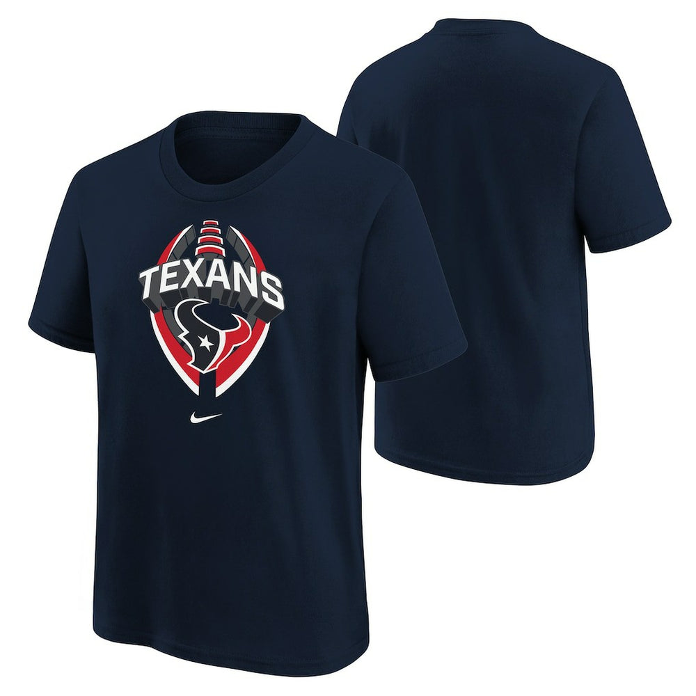 Houston Texans Youth Icon Legend T-Shirt Navy - Nike