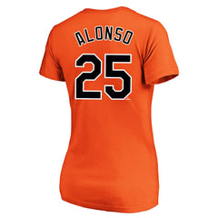 Pete Alonso Baltimore Orioles Profile Women's Plus Size Name & Number V-Neck T-Shirt Lifestyle