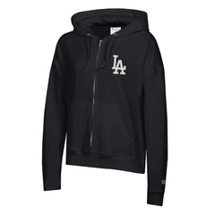 Los Angeles Dodgers Champion Women's Powerblend Fleece Full-Zip Hoodie discount