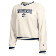 New York Yankees Champion Women's Reverse Weave Sweatshirt Lifestyle