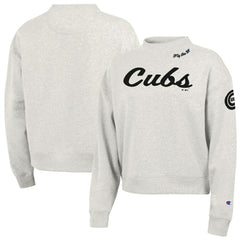 Chicago Cubs Champion Women's Triumph Tri-Blend Sweatshirt discount