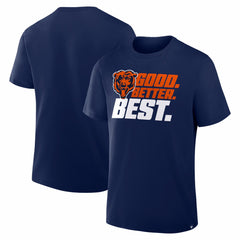 Chicago Bears Good. Better. Best. T-Shirt Navy - NFL