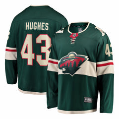 Quinn Hughes Minnesota Wild - Fanatics Home Breakaway Jersey Green
