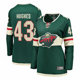 Quinn Hughes Minnesota Wild - Fanatics Women's Home Breakaway Jersey Green