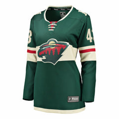 Quinn Hughes Minnesota Wild - Fanatics Women's Home Breakaway Jersey Green