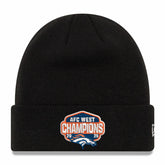 Denver Broncos New Era 2025 AFC West Division Champions Cuffed Knit Hat Black - NFL