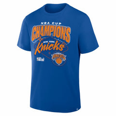 NBA - New York Knicks 2025 NBA Cup Champions Legacy T-Shirt - Blue