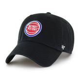 47 brand - Detroit Pistons '47 Clean Up Adjustable Hat - Black