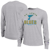 St. Louis Blues - Champion Women's Core Long Sleeve T-Shirt Gray