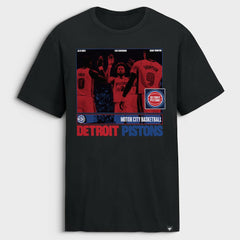 NBA - Ausar Thompson, Jalen Duren & Cade Cunningham Detroit Pistons Nasty Boys T-Shirt - Black