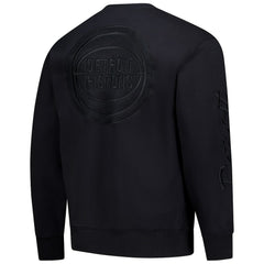 Mitchell & Ness - Detroit Pistons Phantom Fleece Sweatshirt - Black