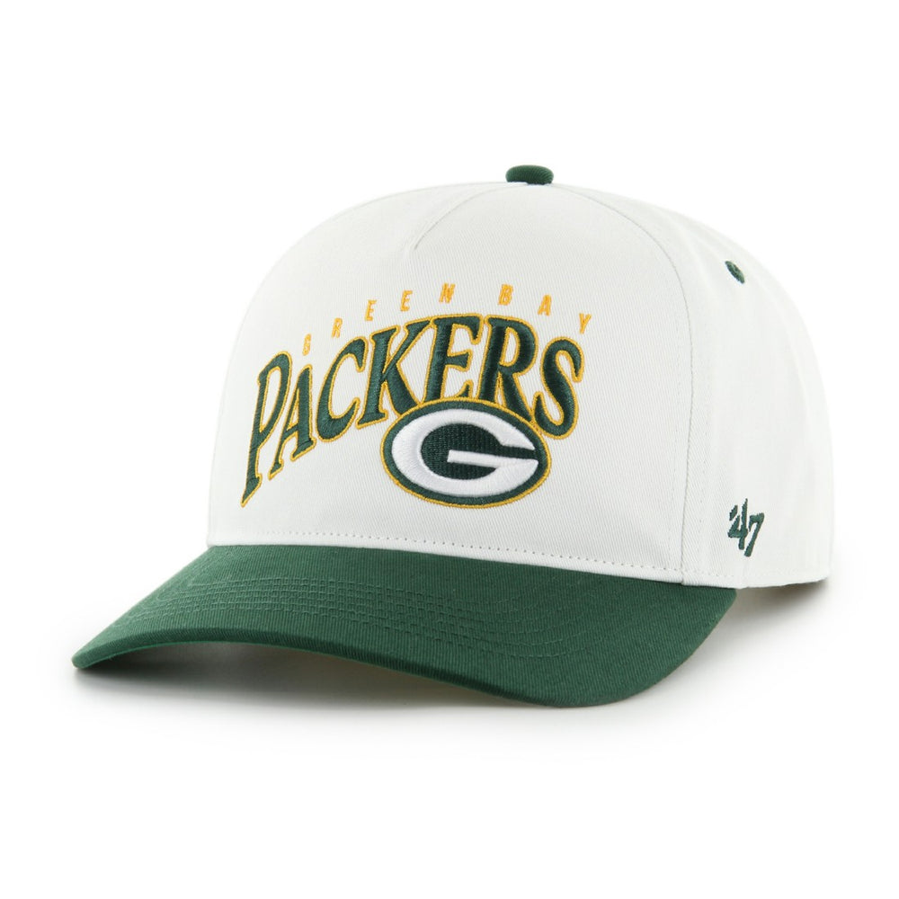 Green Bay Packers '47 Soar Relaxed Hitch Adjustable Hat White - 47 brand