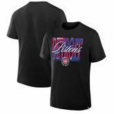 NBA - Detroit Pistons Chrome Legacy T-Shirt - Black